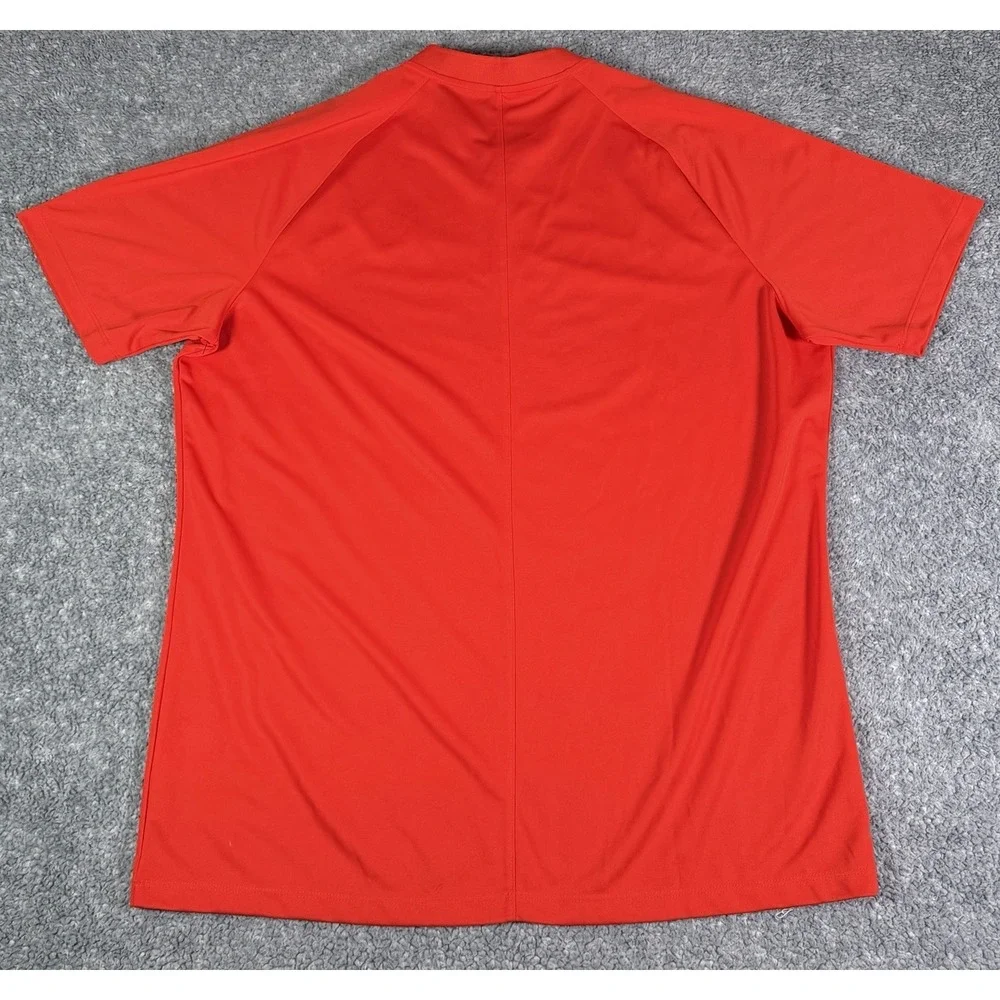 Nike Momentum Victory Polo Golf Shirt Mens XL Bright Orange Blade Collar 929142